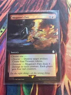 MTG Megaton's Fate Extended Art Foil ** Fallout ** English - Image 4