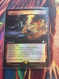 MTG Megaton's Fate Extended Art Foil ** Fallout ** English - Image 5