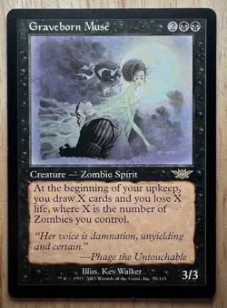 Graveborn Muse MTG Legions Magic The Gathering - Image 1