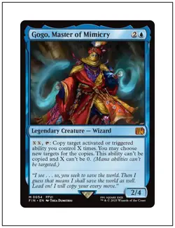 1x Gogo, Master of Mimicry, Modern Horizons 3, Magic the Gathering, MTG NM - Image 1