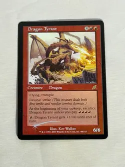 MTG FOIL Dragon Tyrant Scourge Magic the Gathering - Image 1