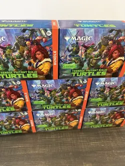 MTG Magic TMNT Teenage Mutant Ninja Turtles BUNDLE SEALED LOT OF 8 - Image 3