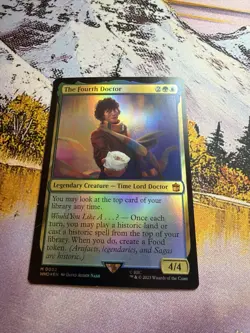 The Fourth Doctor 0002 (Foil) - MTG Doctor Who - NM PACK FRESH - Image 2