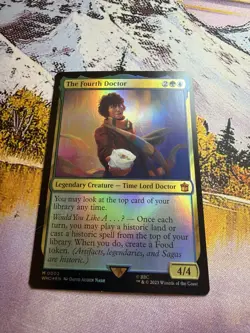 The Fourth Doctor 0002 (Foil) - MTG Doctor Who - NM PACK FRESH - Image 3