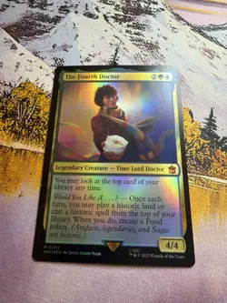 The Fourth Doctor 0002 (Foil) - MTG Doctor Who - NM PACK FRESH - Image 4