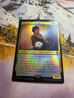 The Fourth Doctor 0002 (Foil) - MTG Doctor Who - NM PACK FRESH - Image 5