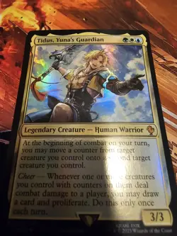 Tidus, Yuna's Guardian Magic Gathering X Final Fantasy Commander PreCon Sleeved - Image 2