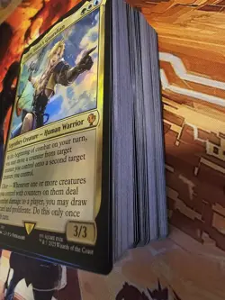 Tidus, Yuna's Guardian Magic Gathering X Final Fantasy Commander PreCon Sleeved - Image 4