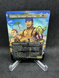 Wakka, Devoted Guardian Borderless Chocobo Track Foil Commander: Final Fantasy - Image 1