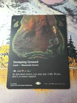 Edge of Eternities - Stomping Ground - Borderless Viewport Land (Foil) - Image 1