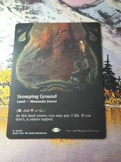 Edge of Eternities - Stomping Ground - Borderless Viewport Land (Foil) - Image 3