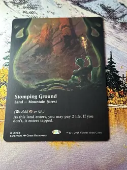 Edge of Eternities - Stomping Ground - Borderless Viewport Land (Foil) - Image 4