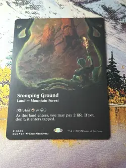 Edge of Eternities - Stomping Ground - Borderless Viewport Land (Foil) - Image 5