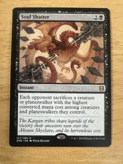 SOUL SHATTER x1 mtg NM-M Zendikar Rising 1 Rare - Image 1