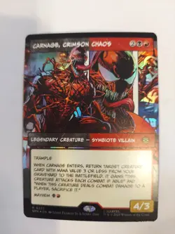 Carnage, Crimson Chaos (Borderless) Marvel's Spider-Man Foil - Image 1