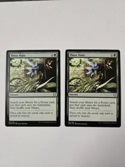 Three Visits Commander Legends Regular Uncommon. NM. 261 - Image 1