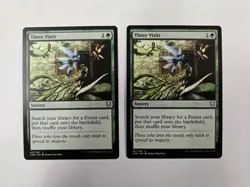 Three Visits Commander Legends Regular Uncommon. NM. 261 - Image 2
