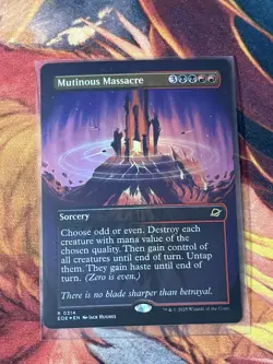 Mutinous Massacre - Borderless Foil - Edge of Eternities - EOE R 0314 Pack Fresh - Image 1
