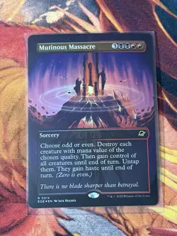 Mutinous Massacre - Borderless Foil - Edge of Eternities - EOE R 0314 Pack Fresh - Image 2