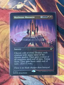 Mutinous Massacre - Borderless Foil - Edge of Eternities - EOE R 0314 Pack Fresh - Image 3