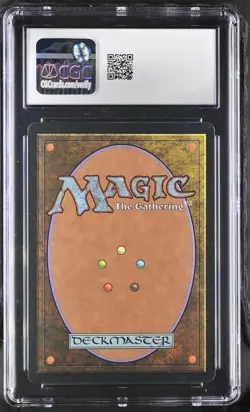Magic MTG Tempest Sapphire Medallion Charlie Brown Error CGC 10 GEM MINT - Image 2