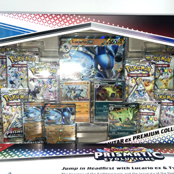 Pokemon Prismatic Evolutions Lucario ex Tyranitar ex Premium Collection LOT OF 2 - Image 3