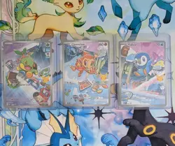 Pokemon 2026 First Partner Illustration Collection Series 1 Promos Set 40-42 - Image 1