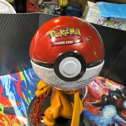 POKE Ball Tin D24- 3 Packs & 2 Sticker Sheets - NEW/Factory SEALED -Pokemon TCG - Image 1