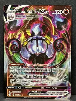 Chandelure VMAX 040/264 Ultra Rare SWSH08: Fusion Strike Pokemon TCG - NM - Image 1