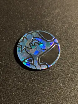 Primarina Coin Blue Cracked Ice Pokemon TCG Flip Coin - Image 1