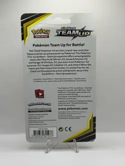 Pokemon Sun & Moon TEAM UP Blister Checklane Booster Pack Pikachu SM162 - Image 2
