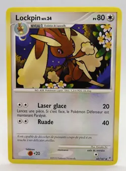 Carte Pokemon Lockpin 63/147 Platine Vainqueurs supremes Fr. 2010 neuf - Image 1