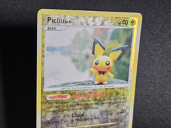 Pokemon TCG Pichu LV 6 93/123 Mysterious Treasures Diamond & Pearl Reverse Holo - Image 2