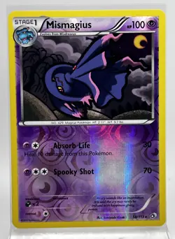 Mismagius Reverse Holo 58/113 Pokemon Card 2013 Legendary Treasures LP - Image 1