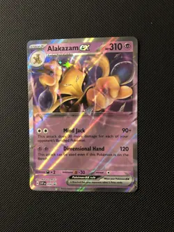 Pokemon TCG Scarlet & Violet 151 SVP EN Alakazam EX 050 Black Star Promo Holo G - Image 1