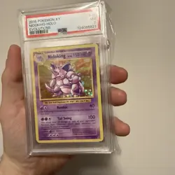 Nidoking 45/108 Evolutions Holo Pokemon 2016 XY PSA 7 - Image 3