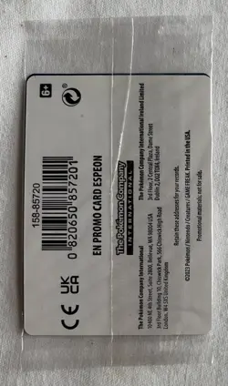 Pokemon BEST BUY Exclusive ESPEON TCG 086/197 Obsidian Flames Sealed - Image 2