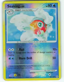 Seaking - Reverse Holo - 62/130 Diamond & Pearl - Pokemon TCG - 2007 - Image 1