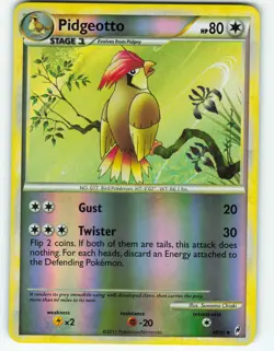 Pidgeotto - Reverse Holo - 48/95 Call of Legends - Pokemon TCG - 2011 - Image 1