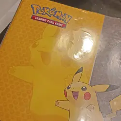 250+ Pokemon Trading Cards Pikachu Binder Album Yellow Gray for Pokemon TCG - Image 2