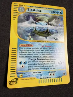 Blastoise 4/165 Expedition 2002 Holo e-Series Pokemon TCG - Image 3