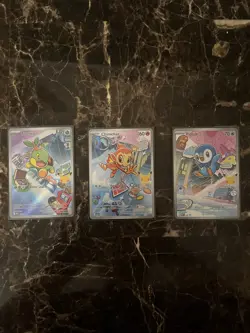 Pokemon First Partner-Turtwig 040, Chimchar 041, Piplup 042 Gen 4 - Image 1