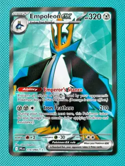 Empoleon ex 114/094 - Full Art Ultra Rare - Pokemon TCG: Phantasmal Flames - NM - Image 1