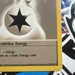 Double Colorless Energy 96/102 Lightly Played LP Base Set Pokemon Card WOTC 1999 - Image 4