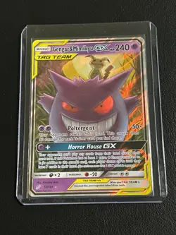 Gengar & Mimikyu GX 2019 Pokemon Sun & Moon Team Up 53/181 - Image 1