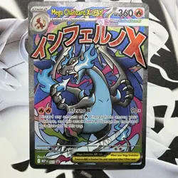 Pokemon Mega Charizard X EX Promo Holo 023 Me: Mega Evolution Promo - Image 1