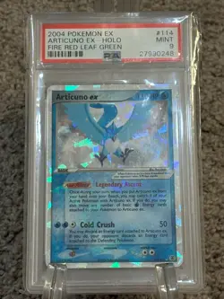 2004 Pokemon Fire Red Leaf Green Articuno Ex Holo 114/112 PSA 9 MINT - Image 1