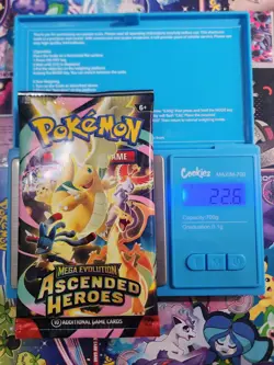 EXTREMELY HEAVY! 22.6g GOD PACKUUU Ascended Heroes Pokemon TCG Booster (SEALED) - Image 1