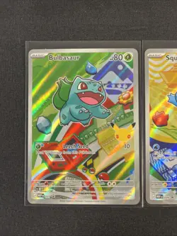 Pokemon 30th First Partner Promo Set - Charmander Squirtle Bulbasaur - MEP, NM - Image 2