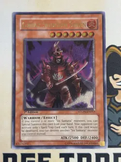 Great Shogun Shien STON-EN013 1st Edition Ultimate Rare YuGiOh! NM - Image 3